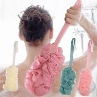 ราคา ღ แปรงขัดหลังสำหรับอาบน้ำด้ามยาว แปรงขัดตัว ฟองน้ำตาข่ายไนลอนนุ่ม สำหรับไม้ขัดตัวสำหรับอาบน้ำ แปรงขัดผิวสำหรับผู้ชายและผู้หญิง (44456021011)