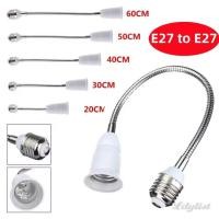 ราคา ღ ตัวแปลงฐานหลอดไฟ LED แบบยืดหยุ่น E27 ขนาด 20 30 40 60 ซม พร้อมขั้วเกลียวหมุนสำหรับหลอดไฟ (44155006500)