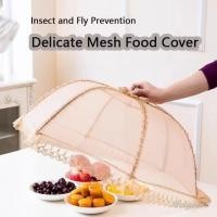 ราคา ღ ผ้าคลุมอาหารตาข่ายแฟชั่นทรงหกเหลี่ยมพับได้สำหรับโต๊ะอาหาร จัดระเบียบได้ มีสไตล์ร่ม ผ้าคลุมอาหาร (43969339133)
