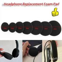 ราคา ღ แผ่นรองหูฟังโฟมหนา 2 ชิ้นสำหรับหูฟัง ฟองน้ำรองหูฟังทดแทน ปลอกหูฟัง เคสป้องกัน 35 มม 40 มม 50 มม 55 มม 60 มม (43660753556)