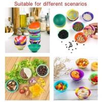 ราคา ღ ชามซิลิโคนหลากสีสำหรับใส่เครื่องปรุงรสในครัว ชามป้องกันการตก ชามป้องกันการตก อุปกรณ์บนโต๊ะอาหารในครัวเรือน (41616776272)