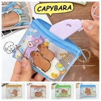 ราคา กระเป๋าใส่เหรียญ Capybara แบบพกพา พร้อมช่องเก็บกุญแจและหูฟัง กระเป๋าใส่เหรียญแบบใส (40720536147)