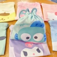 ราคา ღ Sanrio Rope Bundle Pocket Cute Cartoon Hello Kitty Kuromi Cinnamoroll Storage Bag Portable Cosmetic Bags Small Drawstring Bags (40461490133)