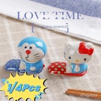 ราคา ღ ที่วางตะเกียบลายการ์ตูน Hello Kitty เซรามิก 1 4 ชิ้น ที่วางช้อนส้อมลายโดราเอมอน ที่วางตะเกียบในครัว (27530123778)