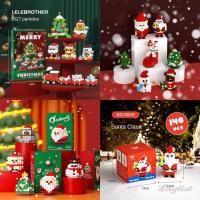 ราคา ღ บล็อกตัวต่อขนาดเล็ก โมเดลซานตาคลอส บล็อกไมโครอิฐคริสต์มาส ของตกแต่งตุ๊กตาหิมะ ของขวัญสำหรับเด็ก ปริศนา การประกอบของเล่น (29715020289)