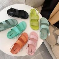 ราคา รองเท้าแตะ รองเท้ารัดส้น สายสามารถปรับระดับได้ ยางนุ่มนิ่ม ใส่สบาย มีหลายสี048 (16420599975)