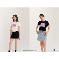 ราคา New Vibes brandd Sea Smile Summer Crop Top cotton100 เสื้อครอป (25474584305)