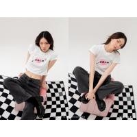 ราคา New Vibes brandd Piece of Heart Crop Top cotton100 เสื้อครอป (24915537952)