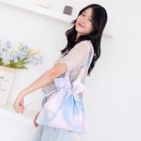 ราคา New vibes brandd Lamoon Pastel bucket bag กระเป๋าผ้า แบบมีเชือกรูด (20804731892)
