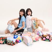 ราคา Vibes brandd Printed Pencil Case กระเป๋าดินสอ กระเป๋าอเนกประสงค์ (43555097697)