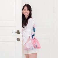 ราคา New vibes brandd Nual Stone Bucket Bag กระเป๋าผ้า แบบมีเชือกรูด (12852665378)