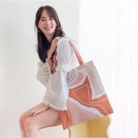 ราคา vibes brandd Nude Puzzle Tote bag กระเป๋าผ้าแคนวาส (8498274951)