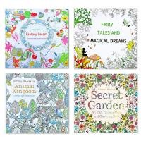 ราคา สมุดระบายสีสวนลับผู้ใหญ่บีบอัดระบายสีภาพวาดมือวาดเด็กนักเรียนกราฟฟิตีวาดหนังสือ (40223883482)