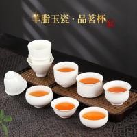 ราคา Suet หยก Porcelain Kung Fu ถ้วยชาขนาดใหญ่ขนาดเล็กเซรามิค Anti Scalding ครัวเรือนดื่มชาเยอรมันสีขาว Porcelain ถ้วยชาขนาดเล็กชาม YTMJ (41670263806)