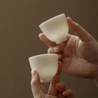 ราคา Guanlan แกะไขมันหยก Kung Fu ถ้วยชา Dehua สีขาว Porcelain ชาดื่มชาถ้วยเซรามิคถ้วยเดียวชุดชา Master ถ้วยส่วนบุคคลถ้วย OWXN (42720272424)