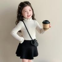 ราคา เสื้อถักแบบสาวครึ่งคอเต่าสำหรับเด็ก สไตล์ใหม่ เหมาะกับฤดูใบไม้ร่วง (41618180470)