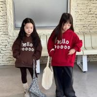 ราคา เสื้อเด็กหญิงย้อนยุคปี 2025 แบบสวมหัวหลวม สไตล์ขี้เกียจ มีซับในขนแกะ (53800741270)