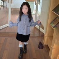 ราคา เสื้อลูกไม้แขนข้อมือลายสก๊อต สไตล์ฤดูใบไม้ร่วง (26689734377)