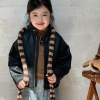 ราคา เสื้อแจ็คเก็ตหนังนุ่มสีดำ สไตล์เกาหลี สำหรับเด็ก เหมาะสำหรับการขับรถจักรยานยนต์ (41611186823)