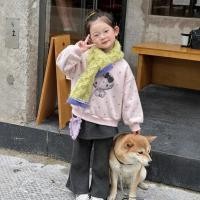 ราคา สาวฤดูหนาวใหม่ เสื้อกันหนาวสไตล์เกาหลี ลายจุดแมว ออกแบบหลวม สบายๆ มีซับในขนแกะหนา (53650397573)