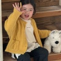 ราคา เสื้อกันหนาวเด็กสไตล์เกาหลี ฤดูใบไม้ร่วง 2025 เสื้อคาร์ดิแกนถัก (40811191018)