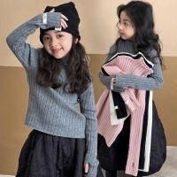 ราคา เสื้อกันหนาวเด็กผู้หญิงสไตล์ลำลอง ปี 2025 ไซส์หลากหลาย คอเต่า เสื้อสวมหัว (43215233021)