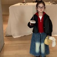 ราคา 2025 ฤดูใบไม้ร่วงเสื้อผ้าเด็กสไตล์ใหม่เวอร์ชั่นเกาหลีเสื้อผ้าเด็กสาวสไตล์ย้อนยุคปกแจ็คเก็ตหนังเลียนแบบแจ็คเก็ตหนัง ปู่ แจ (41909221422)