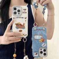 ราคา น่ารักการ์ตูนสุนัข denim เย็บปักถักร้อยสําหรับ iPhone 17 16 15 14 13 12 12Pro 13Pro 14Pro 15Pro ปลอก 15Promax 14Promax 13Promax 12Promax สําหรับ iPhone14Promax กรณี (40118467016)