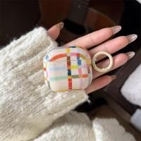 ราคา Ins Simple Graffiti ลายสีสันสดใสตารางเหมาะสําหรับ Airpods 1 2 3 4 ฝาครอบป้องกัน Airpodspro 2 3 หูฟังฝาครอบบลูทูธไร้สายรุ่นที่สอง (55351483680)