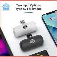 ราคา พาวเวอร์แบงค์ ขนาดเล็ก แบบพกพา 5000mah สําหรับ Samsung iphone 13 12 11 pro max (21344361649)