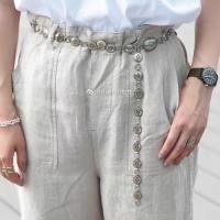 ราคา สายรัดเอวโลหะเงินโบราณสไตล์ยุโรปและอเมริกา แกะสลัก สีขาวดำ หัวเข็มขัดตะวันตก สวยงาม สำหรับผู้หญิง สินค้าต่างประเทศในสต็อก (26437235257)