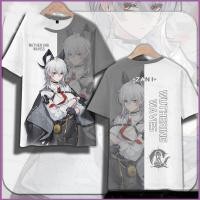 ราคา SY1 Wuthering Waves เสื้อผ้าอุปกรณ์ต่อพ่วงเสื้อยืด ZANI เกมฤดูร้อนนักเรียนเยาวชนบุรุษแขนสั้น (28972926380)
