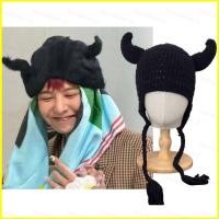 ราคา Sy1 G Dragon POWER MV แตรสีดําถักหมวก น่ารักตลกปีศาจฤดูหนาวบุคลิกภาพ BIGBANG หมวก YS1 (27028942773)
