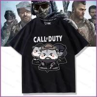ราคา Sy1 Call of Duty COD หนูแฮมสเตอร ์ คอสเพลย ์ ผ ้ า 3D เสื ้ อยืดฤดูร ้ อนอะนิเมะแขนสั ้ นด ้ านบน (24726522815)
