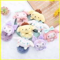 ราคา SY1 Sanrio Cinnamoroll sheadline Scrunchies Melody Kuromi PomPomPurin การ์ตูนผมผูกเชือกสาวน่ารัก headdres (26135950622)