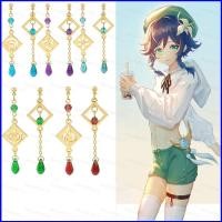 ราคา ต่างหู Barbatos Genshin Impact สำหรับคอสเพลย์ 7 สัญลักษณ์ ออกแบบสำหรับทั้งชายและหญิง (53301684372)