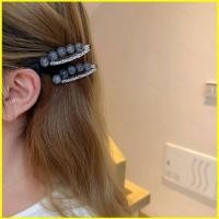 ราคา กิ๊บติดผมลูกปัดสีเทาหรูหราพร้อมคริสตัลมุกสำหรับสไตล์ผมแฟชั่นผู้หญิง (44318383573)