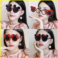 ราคา แว่นตากันแดดแบบน่ารัก Mickey amp Minnie Disney สำหรับปาร์ตี้หรือสวมใส่ประจำวัน (41673062907)