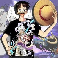 ราคา เสื้อยืดแขนสั้นลําลอง คอสเพลย์ ทรงหลวม พิมพ์ลายอนิเมะวันพีช ลูฟี่ พลัสไซซ์ แฟชั่นสําหรับผู้ชาย และผู้หญิง (16975193842)