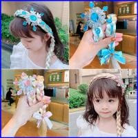 ราคา และ1 แช่แข็งเอลซาเจ้าหญิงวิกผมเชือกผมผมแหวนผูกผมกิ๊บสําหรับเด็กสาวยูนิคอร์นโบว์ปมกิ๊บคาดศีรษะ ชม (44551040650)