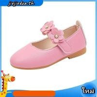 ราคา สาวรองเท ้ าหนังสีขาวบริสุทธิ ์ 1 12Years เด ็ กดอกไม ้ Pearl Princess รองเท ้ าแบนยางนุ ่ มสีดําทองสีแดง (53251866845)