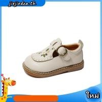 ราคา รองเท้าหนัง พื้นนิ่ม กันลื่น ลายดอกไม้น่ารัก สไตล์วินเทจ สําหรับเด็กผู้หญิง อายุ 2 8 ปี (45901713070)