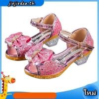 ราคา รองเท้าแตะส้นสูง ประดับคริสตัล แฟชั่นฤดูร้อน สไตล์เจ้าหญิง สําหรับเด็กผู้หญิง และนักเรียน 2023 (53701010603)