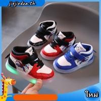ราคา SUGE รองเท้ากีฬา แบบเรืองแสง ลายสไปเดอร์แมน สําหรับเด็กผู้ชาย (49001547423)