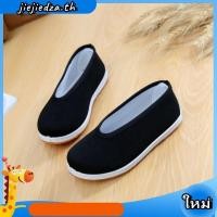 ราคา รองเท้าปากกลม ระบายอากาศ สีดํา สไตล์จีน โบราณ สําหรับเด็กผู้ชาย 11 4 (28618536954)