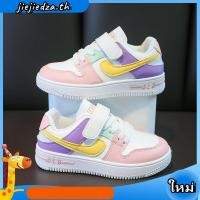 ราคา YA ZHOU LONG รองเท้าผ้าใบสีขาวสำหรับเด็ก รองเท้าผ้าใบเด็กผู้หญิง นุ่มและสบาย ระบายอากาศได้ ลื่น (27685933133)