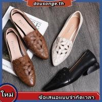 ราคา รองเท้าโลฟเฟอร์ หนังนิ่ม หัวแหลม ปักลาย พลัสไซซ์ 42 แฟชั่นสําหรับผู้หญิง (29620123390)