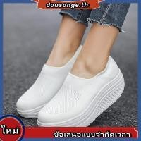 ราคา รองเท้ากีฬาลําลอง ระบายอากาศ แบบสวม สําหรับผู้หญิง (28022146009)