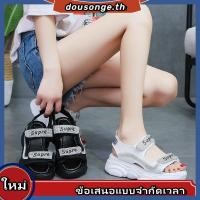 ราคา REBUILD Fashion รองเท้าแตะรัดส้นผู้หญิง รองเท้าแฟชั่นผญ สไตล์เกาหลี 20230626 (27110717366)