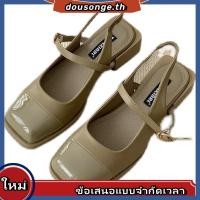 ราคา รองเท้าแมรี่เจน ปิดนิ้วเท้า ส้นหนา ทรงสี่เหลี่ยม แฟชั่นฤดูร้อน สไตล์แฟรี่ สําหรับผู้หญิง (58150113987)